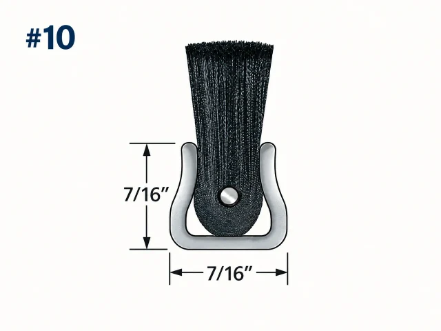 #10 Nylon Fill / Galvanized Backing