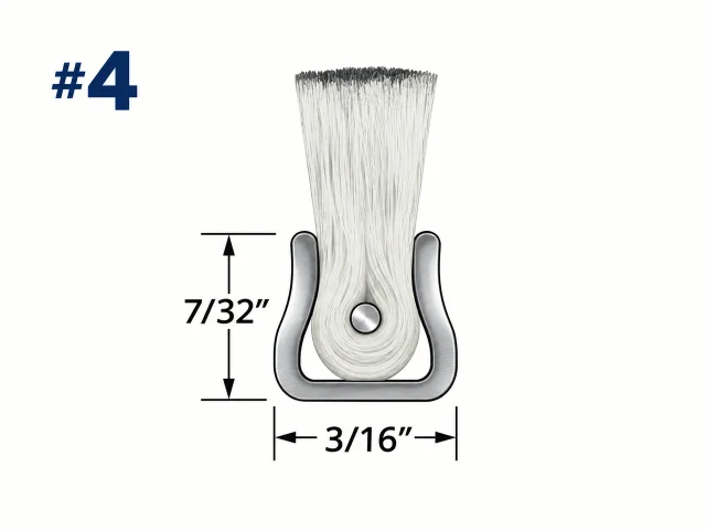 #4 Natural Polyester Fill with Stainless Steel Backing