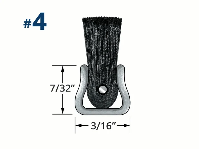 #4 Nylon Fill / Galvanized Backing
