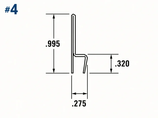 #4: Stainless Steel H-Profile Holder