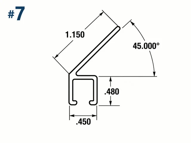 #7: 45-Degree Aluminum Holder