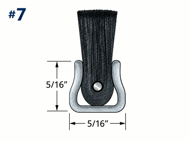 #7 Nylon Fill with Stainless Steel Backing