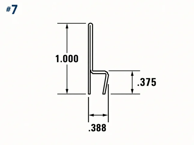 #7: Stainless Steel H-Profile Holder