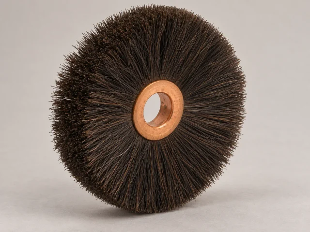Black Horsehair Wheel Brushes