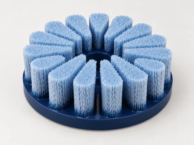 Ceramic Abrasive Nylon Disc Brushes - Teardrop Pattern