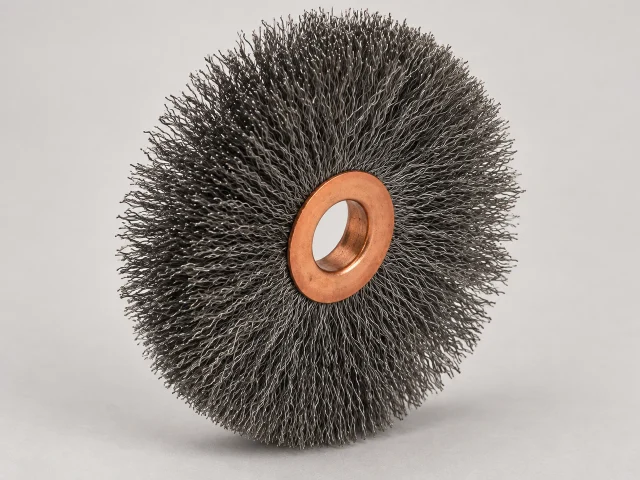 Copper Center Crimped Wire Wheel Brushes – Carbon Steel