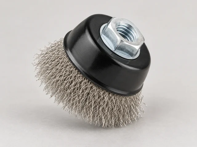 Crimped Wire Cup Brushes - Stainless Steel